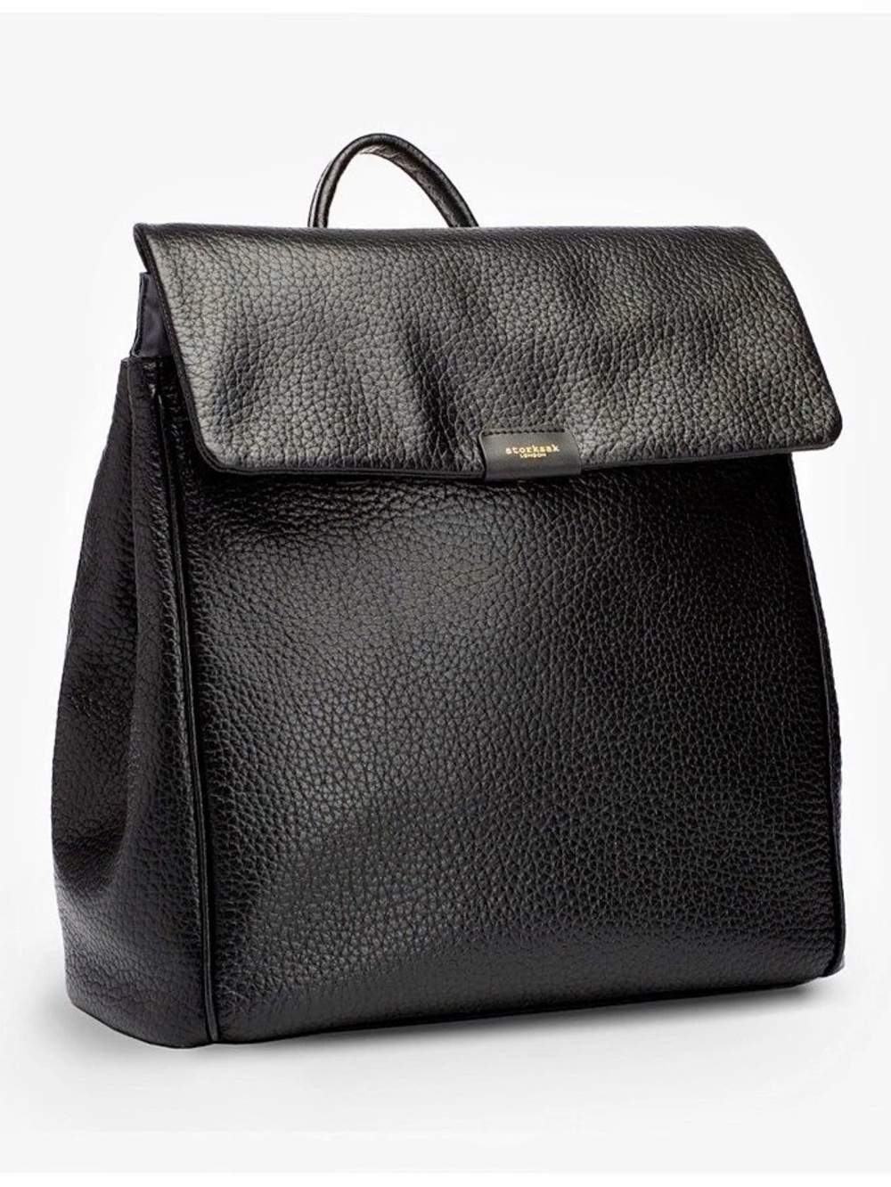 Storksak St. James leather convertible diaper bag